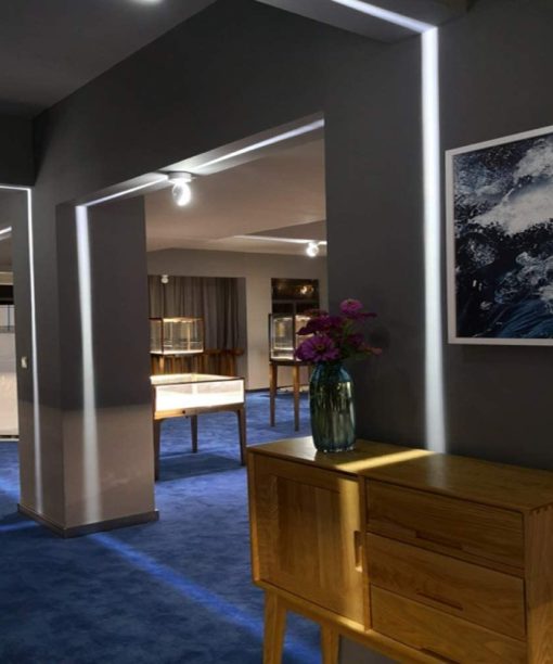 Lámpara LED Láser Túnel 360° para exterior