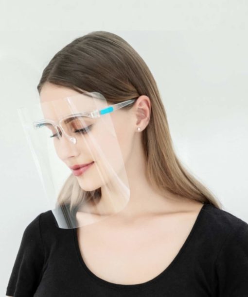 Careta Protectora Facial con Lentes certificado