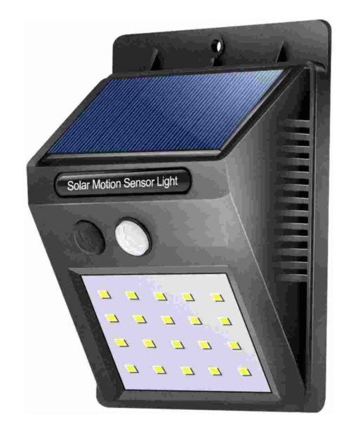 Lámpara LED solar con Sensor de movimiento