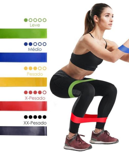 Kit de 5 Bandas de Resistencia para Ejercicios