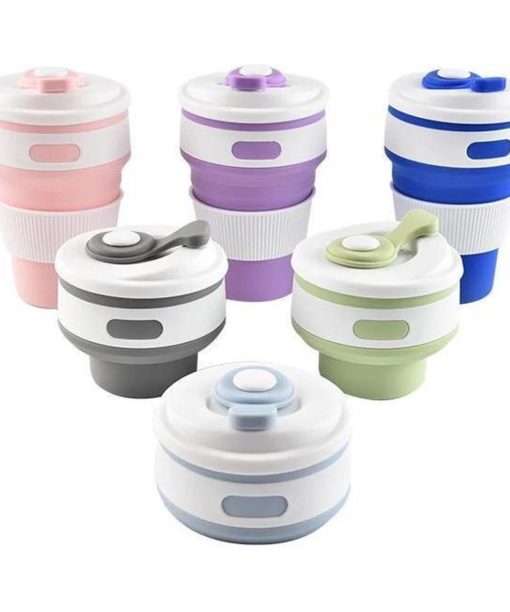 Termo Taza Vaso Plegable Portátil