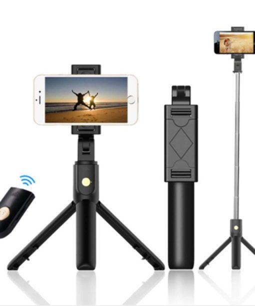 Palo Selfie con Trípode y Control Remoto Bluetooth